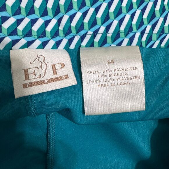 EP Pro women’s Golf skort size 14 teal and blues - Picture 7 of 7